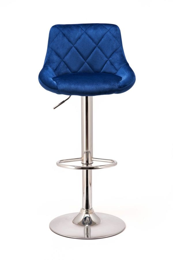 navy blue bar stool