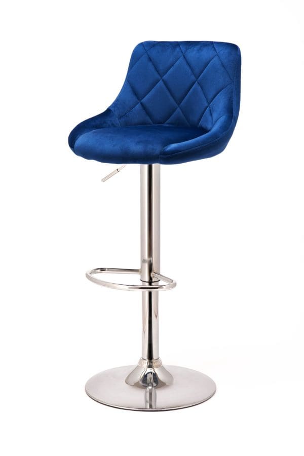 veneto navy blue bar stool