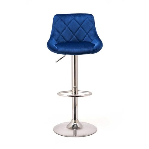 Navy blue bar stool