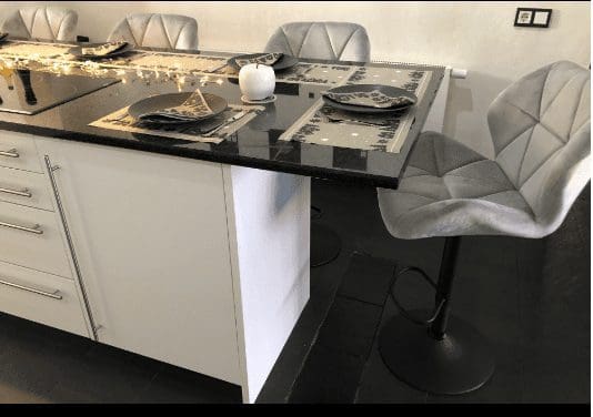 kitchen grey bar stools