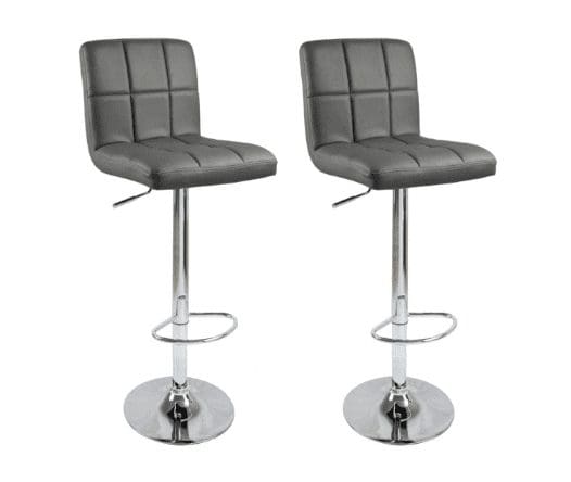 Pair of grey bar stools