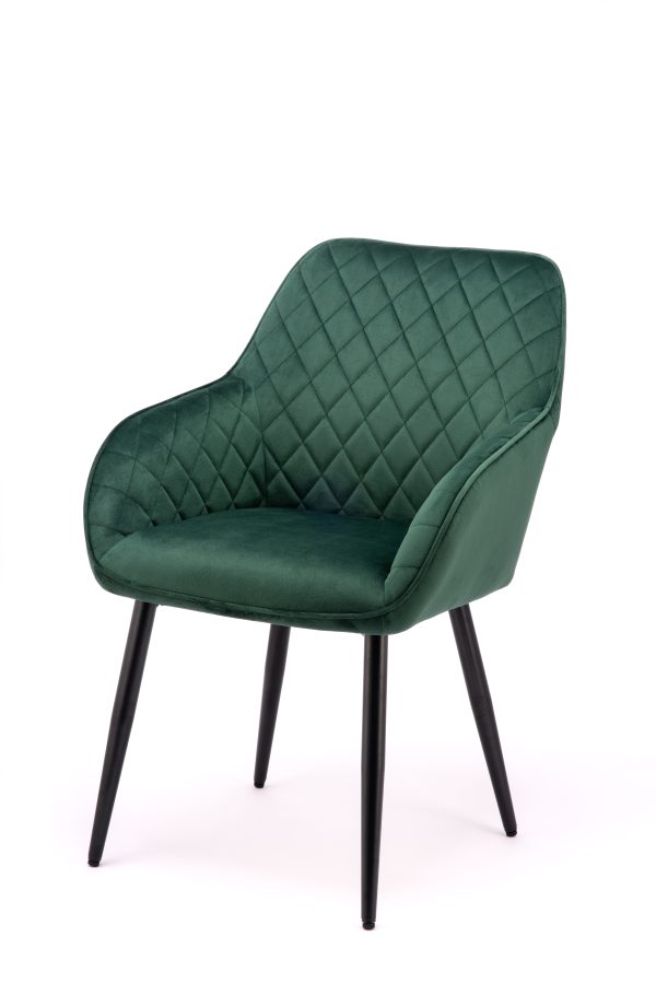 Green velvet chairs for sale