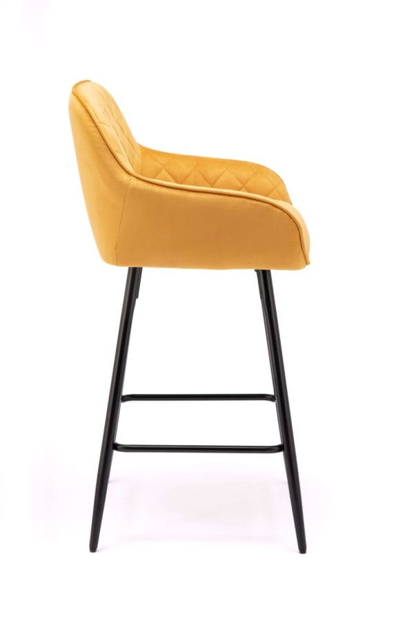Velvet bar stool
