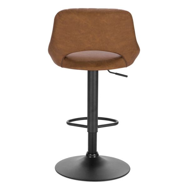 back view of bar stool