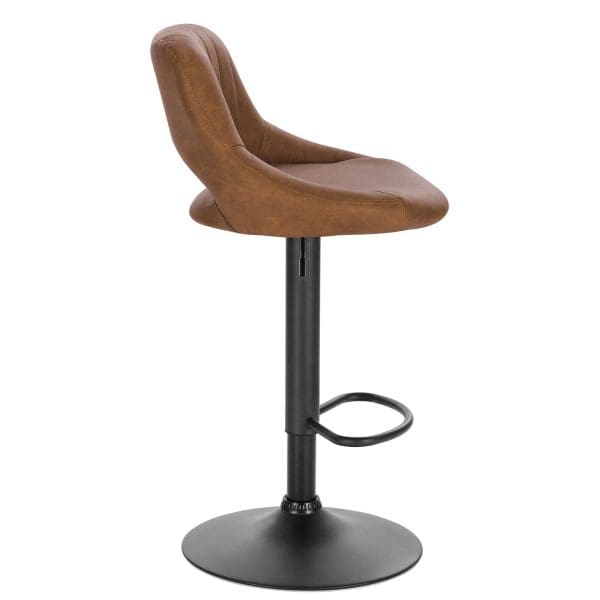 side view of bar stool