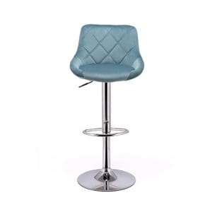 Teal blue bar stool