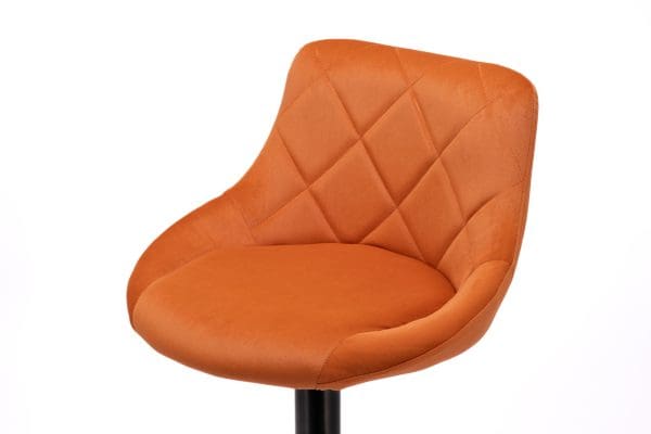 Veneto Orange bar stool close