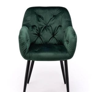 Dark Green Florence Velvet Dining Chair