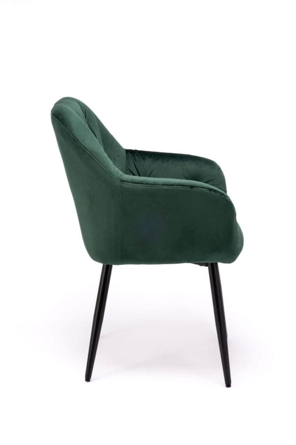 Dark Green Velvet dining chair for sale