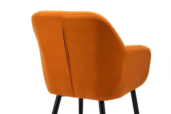 Florence orange velvet chair on sale