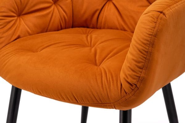 Orange florence dining chair on sale at barstool (1)
